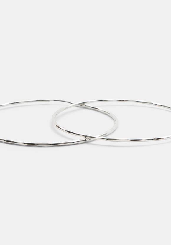 Anais Statement Hammered Hoops