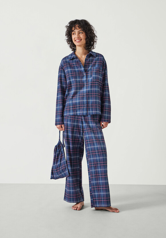Luella Brushed Cotton Check Pyjamas