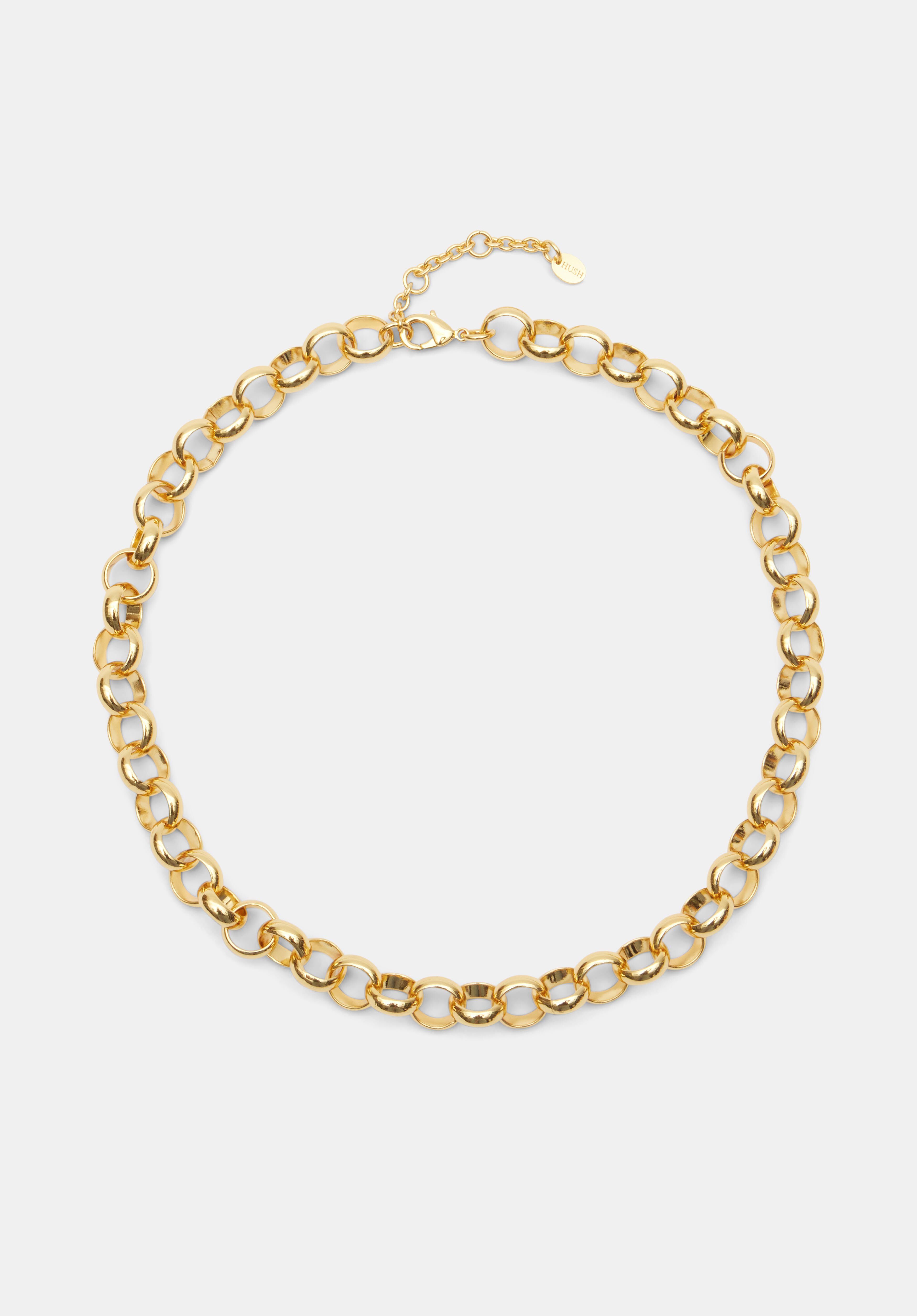 Harper Chunky Chain Necklace Gold hush