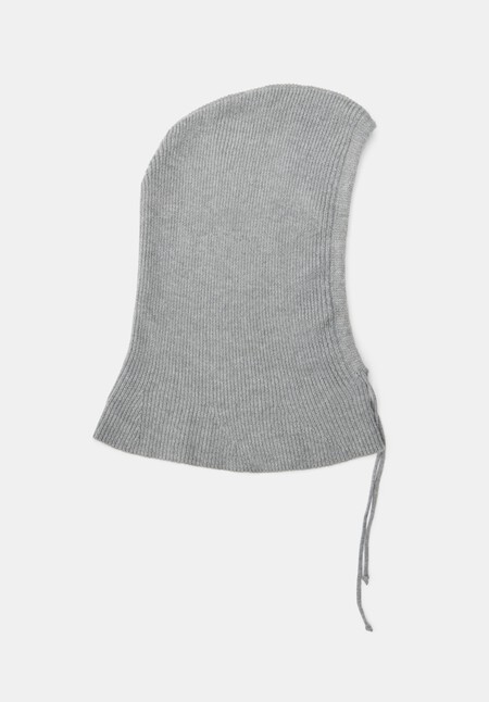 Rib Knitted Hood
