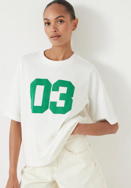 Collegiate Graphic Cotton T-Shirt