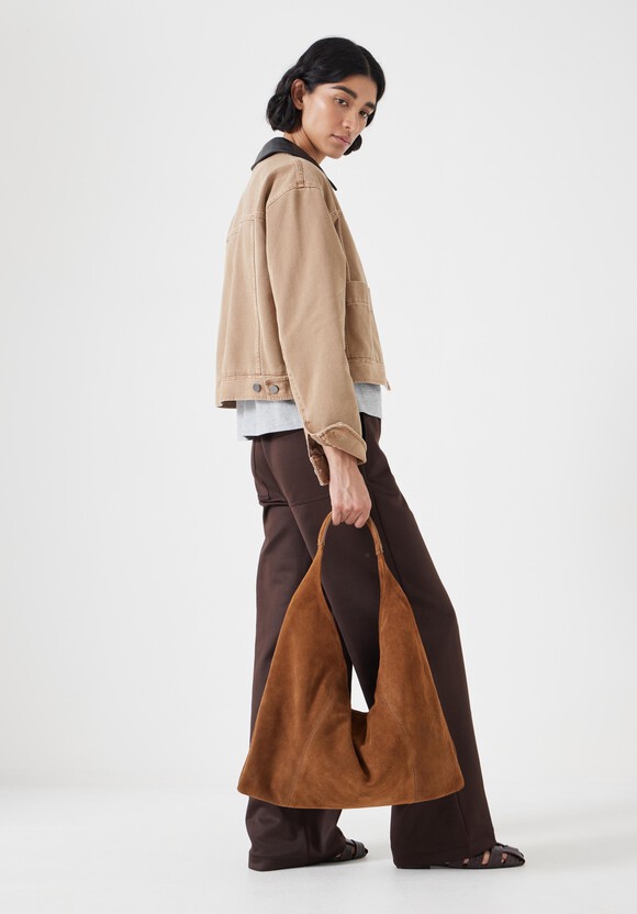 Suede Tote Bag