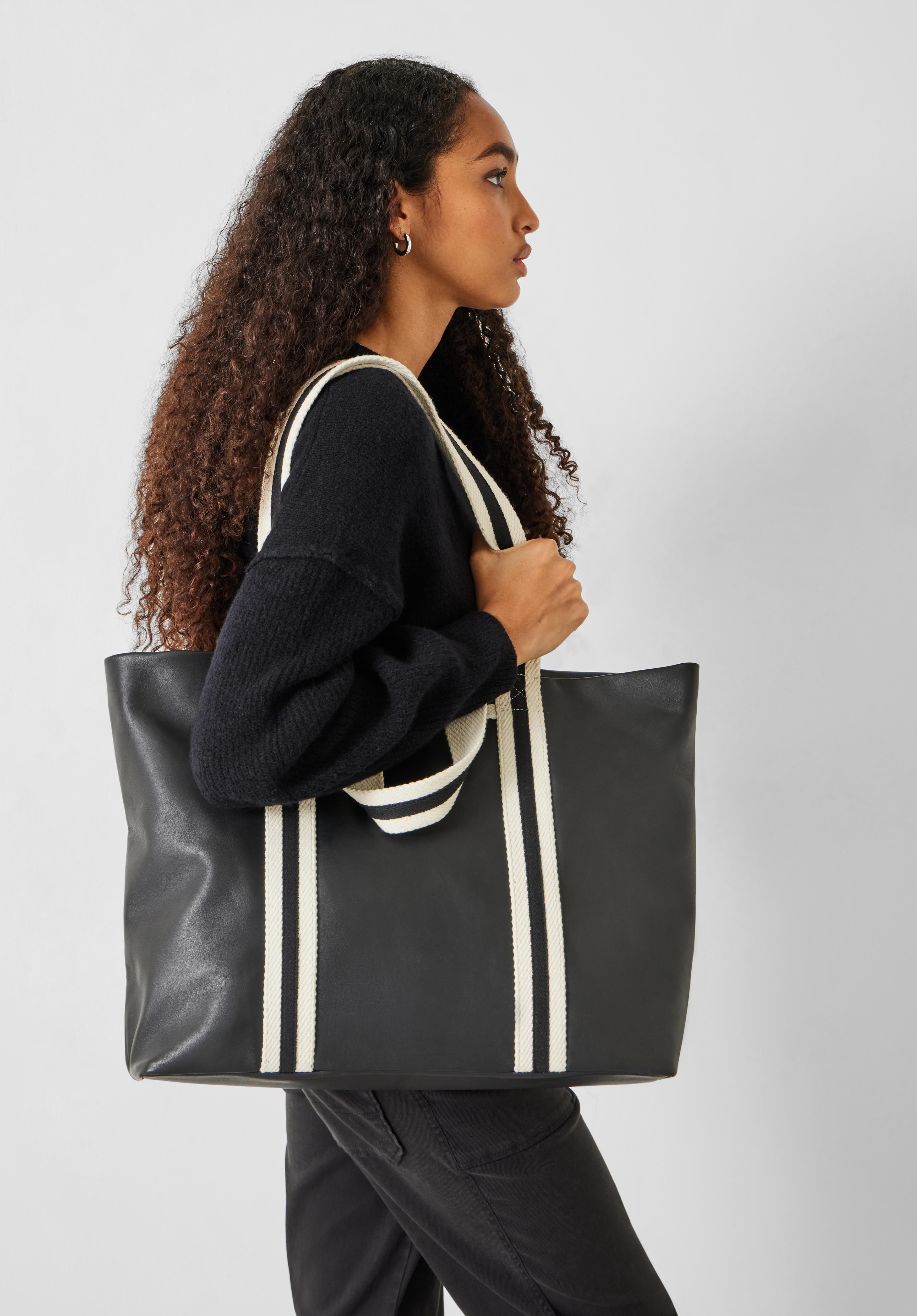 Oversized leather discount tote