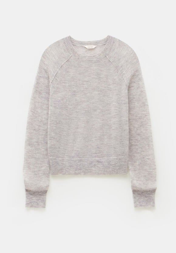 Elsie Gauzy Wool Blend Crew Jumper