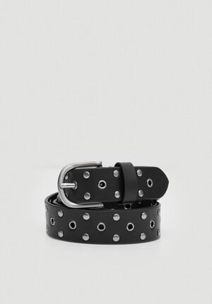 Eyelet Leather Belt