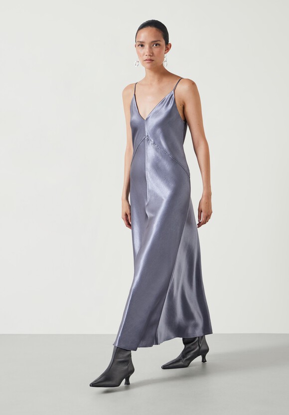 Aurora Satin Slip Maxi Dress