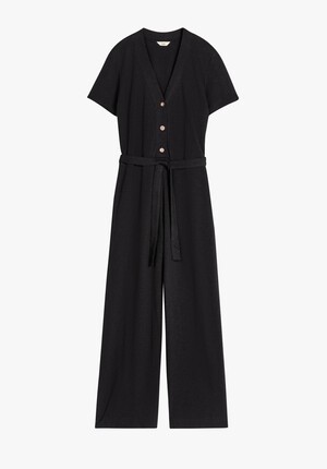 V-Neck Jersey Jumpsuit