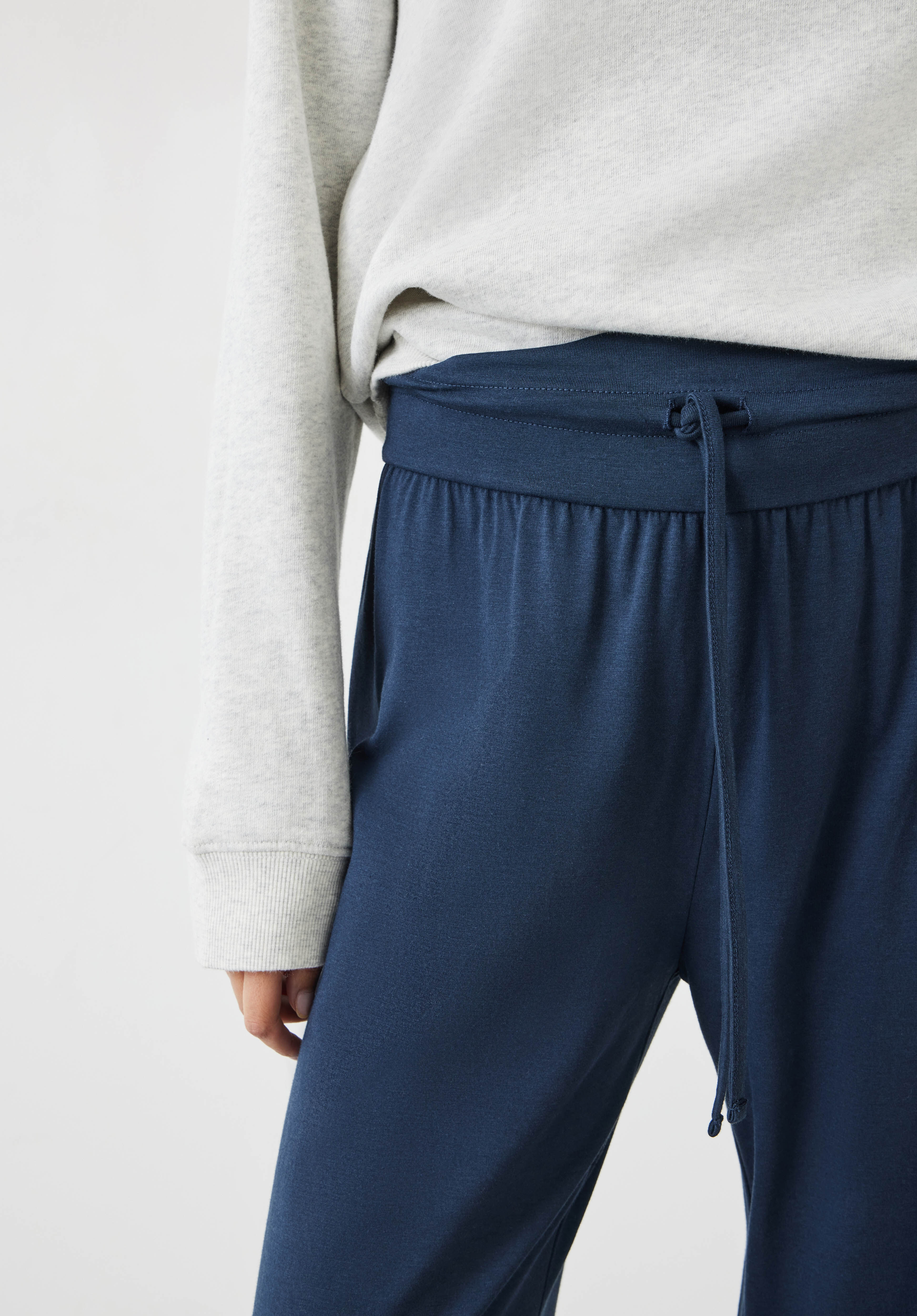 Amie Wide Leg Joggers Midnight Navy hush