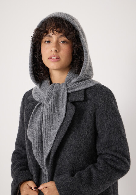 Knitted Hooded Scarf