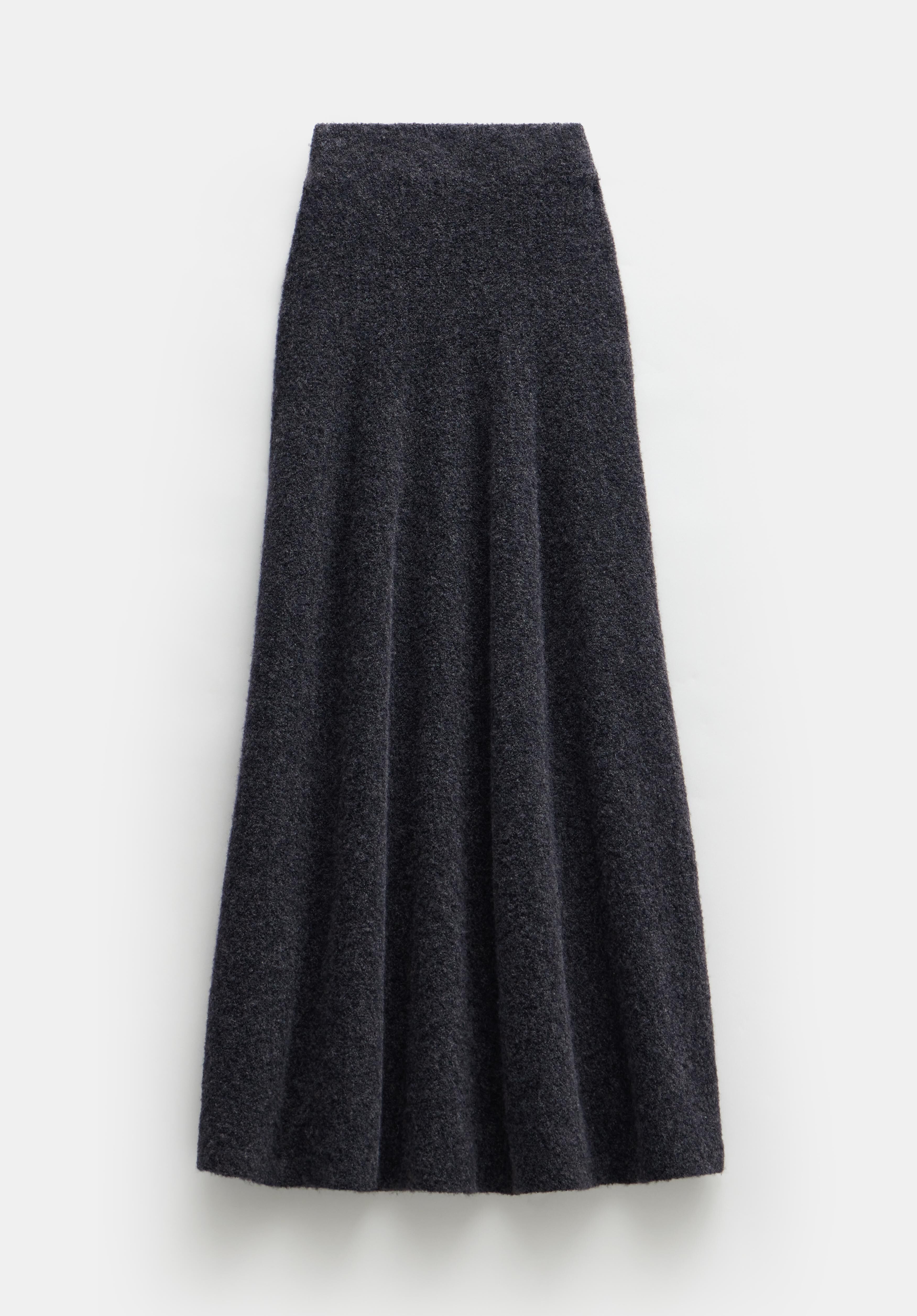Bea Boucle Knitted Midi Skirt