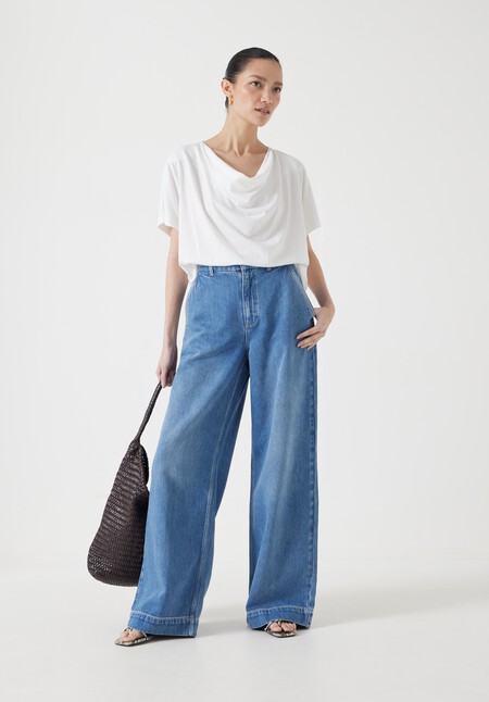 Cowl Neck T-Shirt