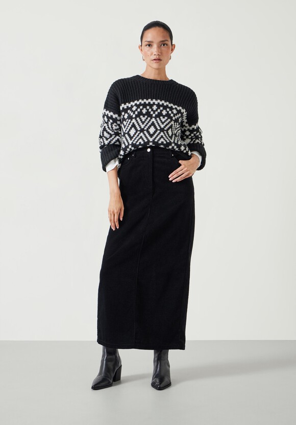 Alana Cord Maxi Skirt