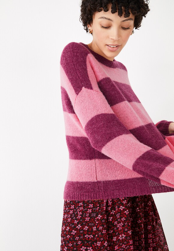 Mabel Striped Knitted Jumper