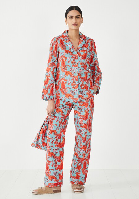 Isla Printed Cotton Pyjama Set