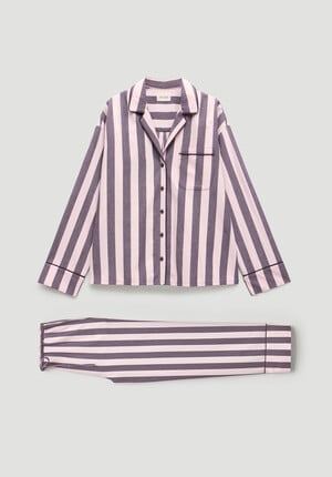 Brushed Cotton Striped Pyjamas