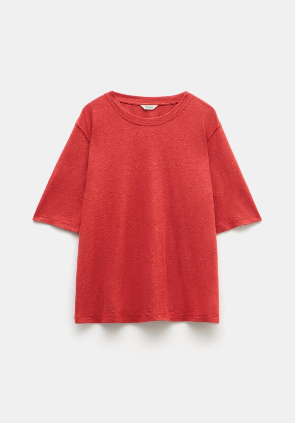 Elora Crew Neck Linen T-Shirt