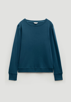 Emily Puff Sleeve Cotton Jersey Top