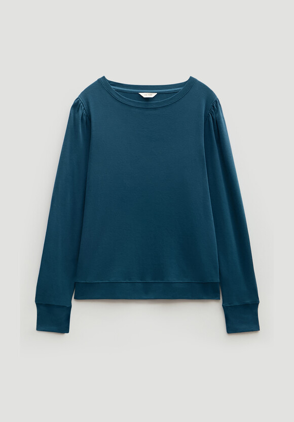 Emily Puff Sleeve Cotton Jersey Top