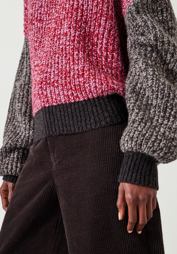 Pippa Wool Blend Colourblock Jumper