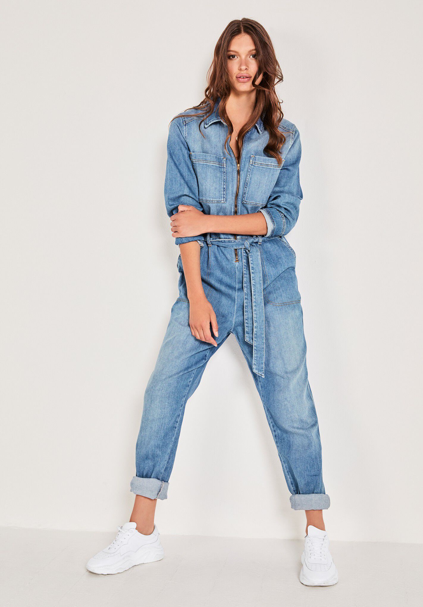 Denim boilersuit