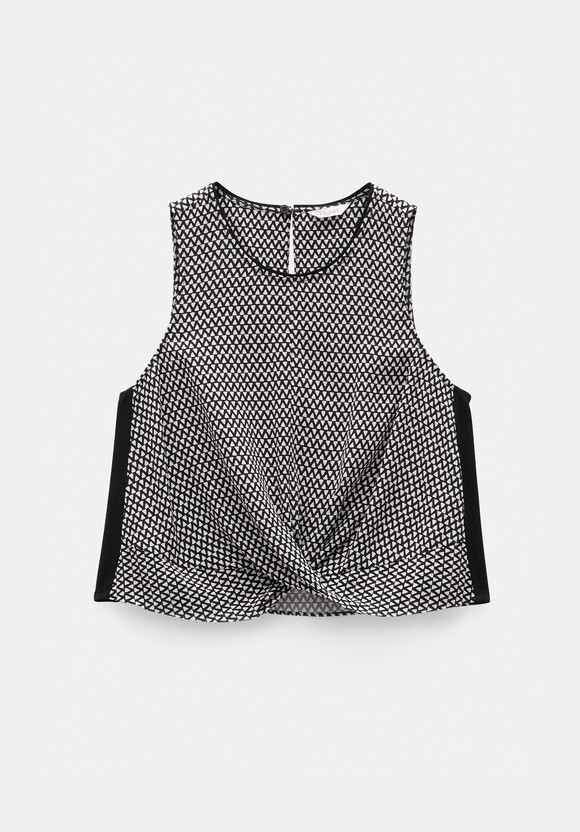 Front Knot Crop Top