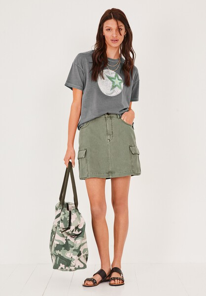 Chiara Cargo Mini Skirt