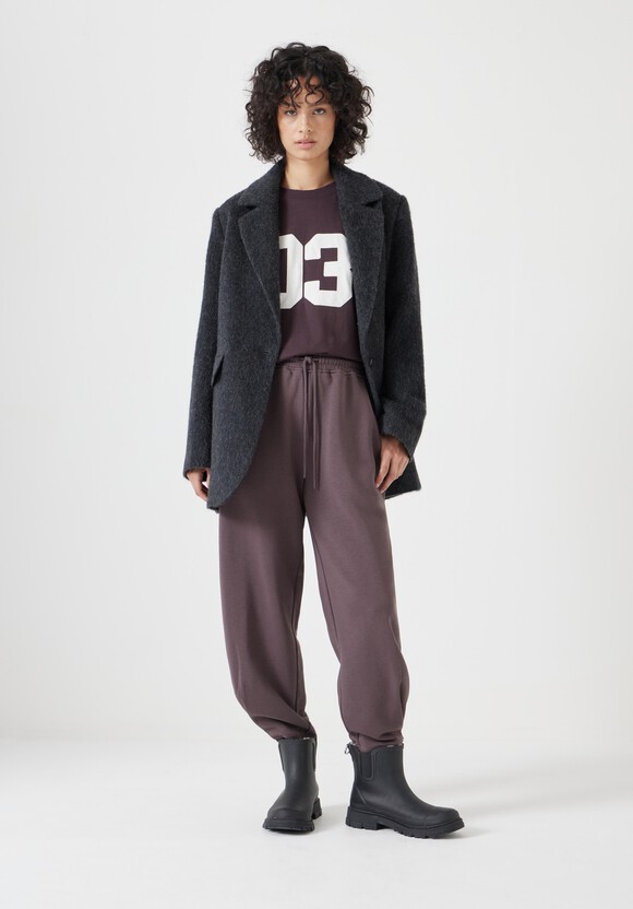 Barrel Leg Pleat Joggers