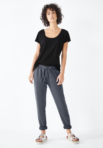 Cotton Slub Scoop Tee