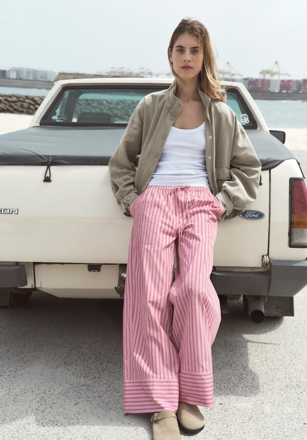 Santorini Striped Trousers