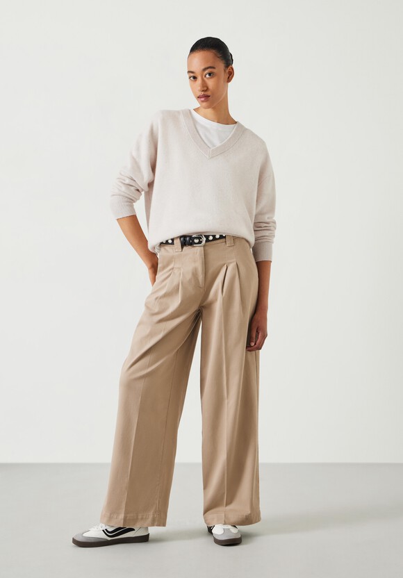 Ali Wide Chino Trousers