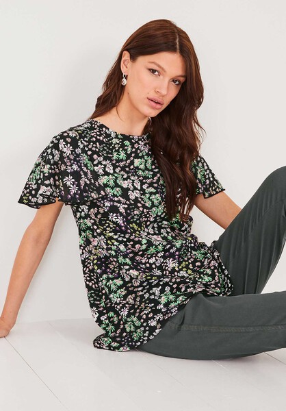 Ambroise Frill Sleeve Top