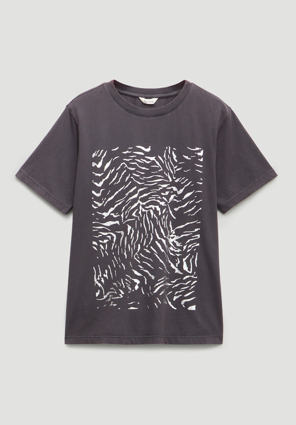 Metallic Tiger Graphic T-Shirt