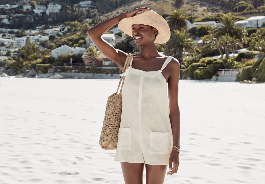 Knot Straps Beach Playsuit