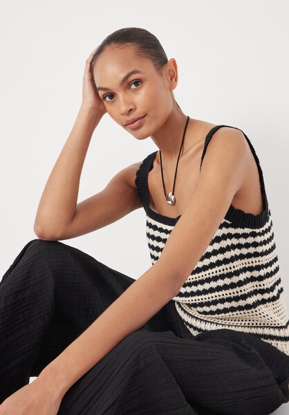 Mono Stitch Cotton Knitted Top