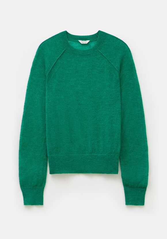 Elsie Gauzy Wool Blend Crew Jumper