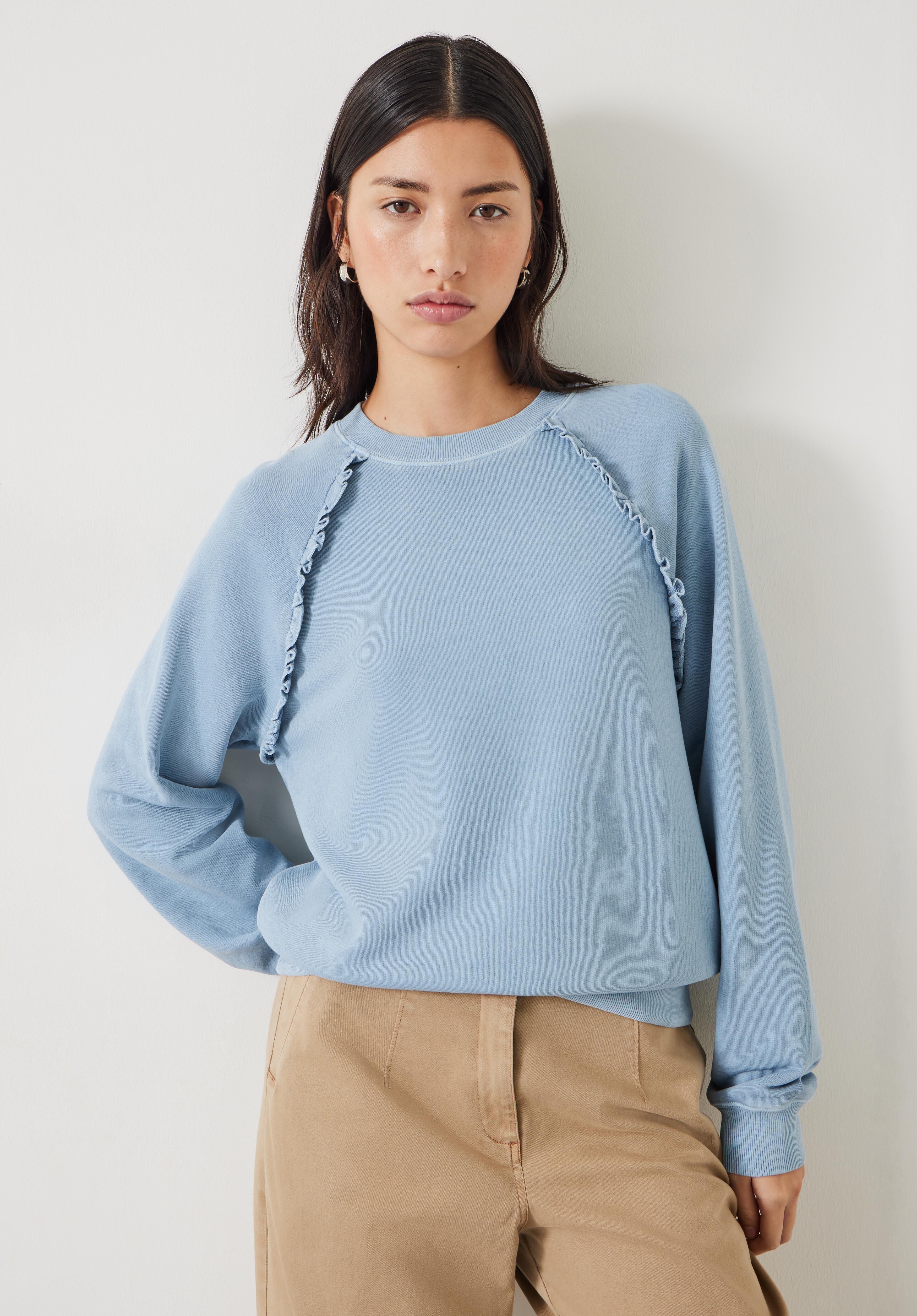 Hush blue shop sweatshirt