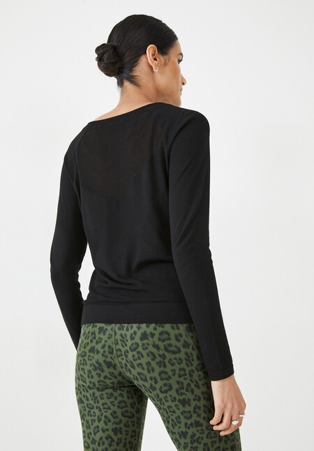 Seamless Long Sleeve Gym Top
