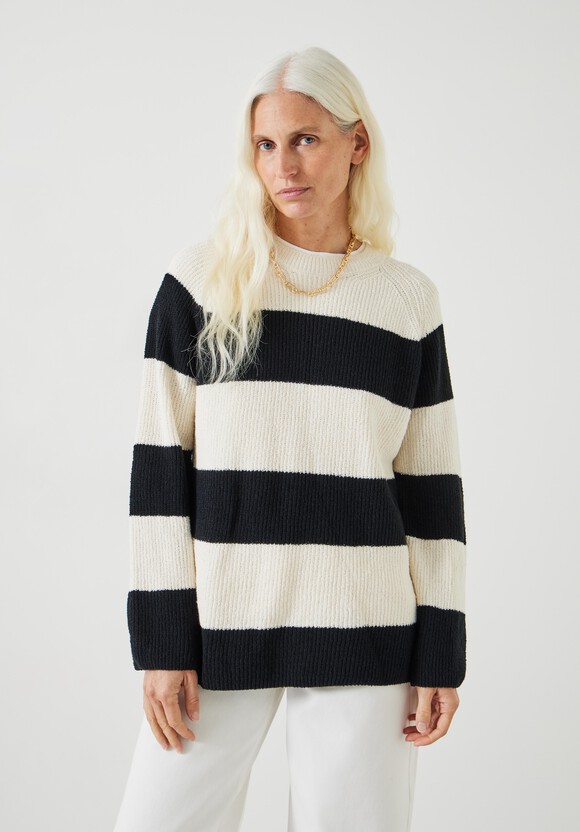 Konnie Striped Knitted Jumper