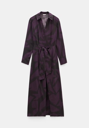 Maya Air Flow Front Tie Maxi Dress