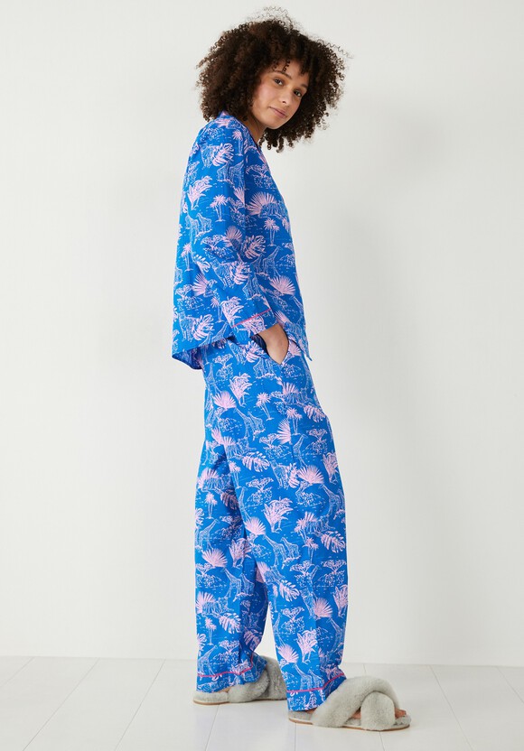 Isla Printed Cotton Pyjama Set