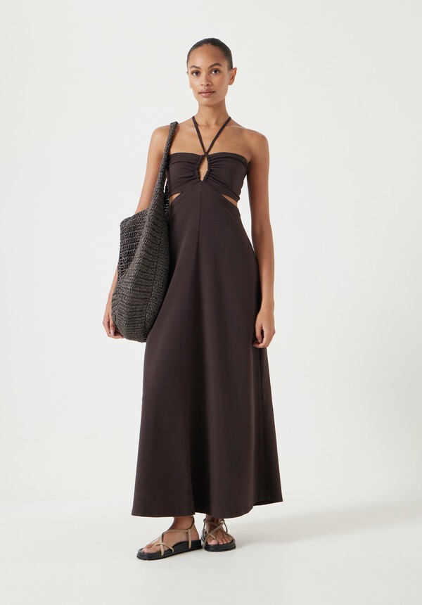 Jemma Cotton Jersey Cut-out Dress