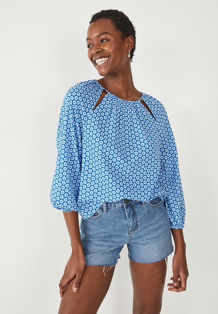 Ariella Cut Out Detail Blouse