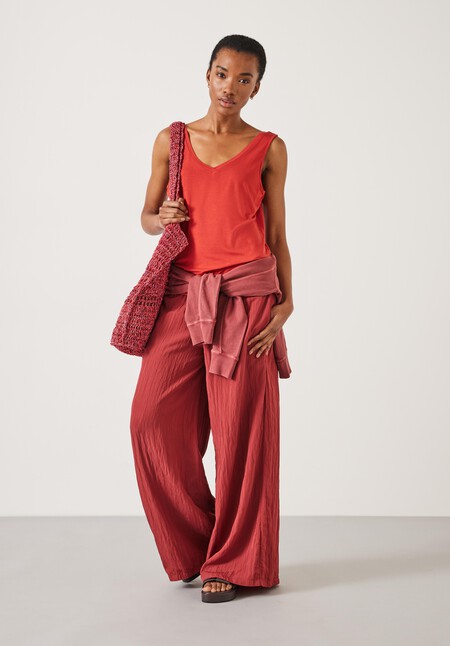 Sally V-Neck Jersey Vest Top