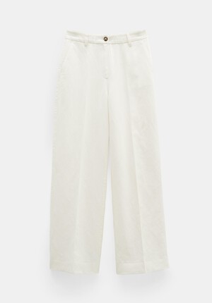 Emily Cotton Wide Leg Trousers