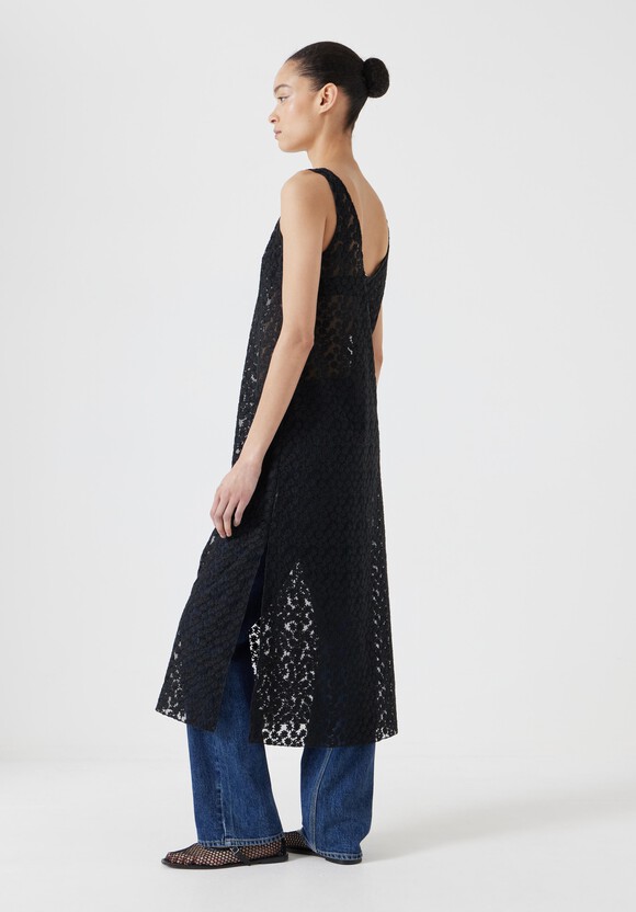 Embroidered Sleeveless Floral Dress