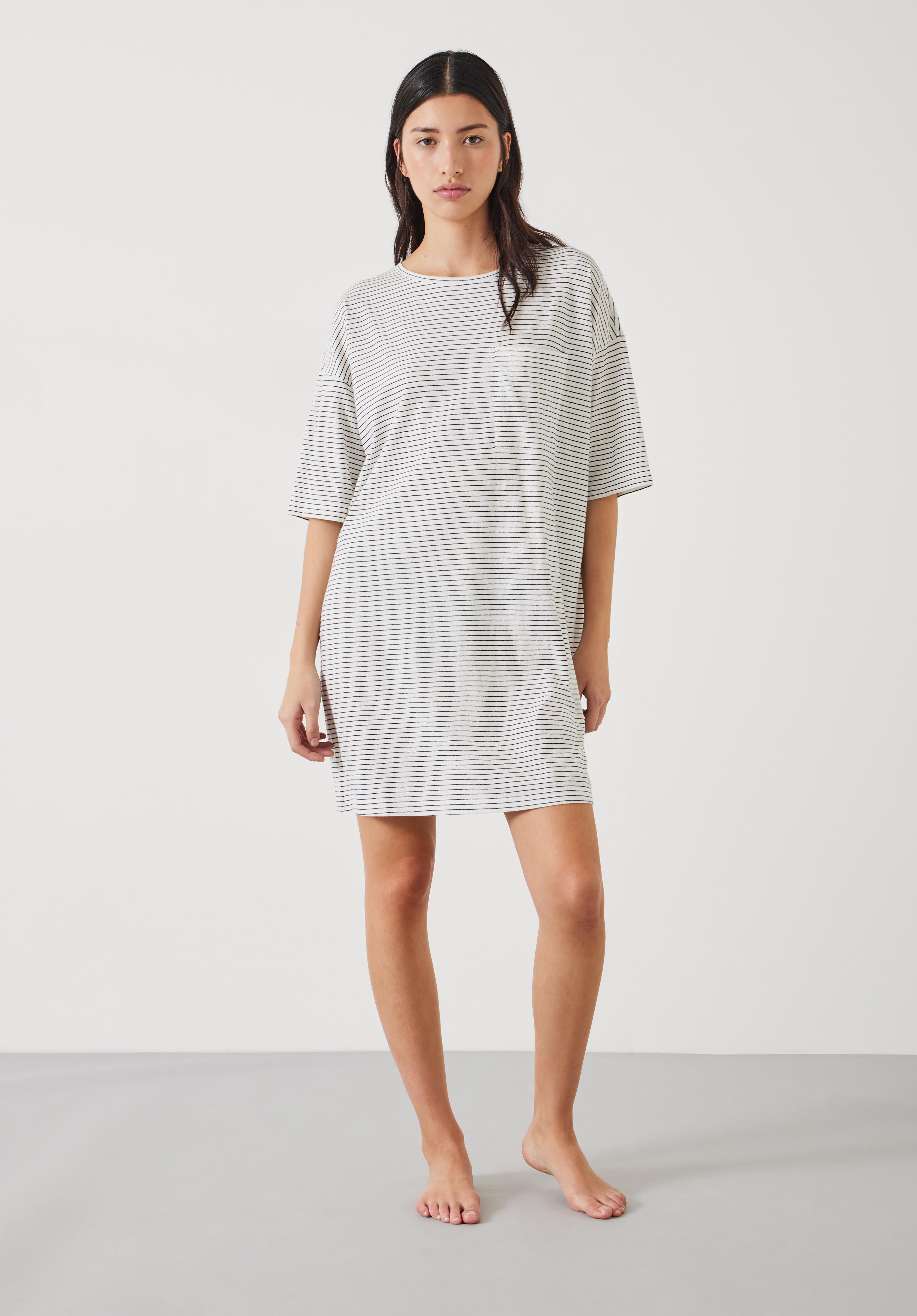 Striped nightdress deals