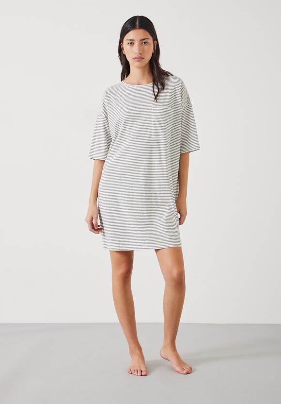 Ezra Striped Jersey Nightdress