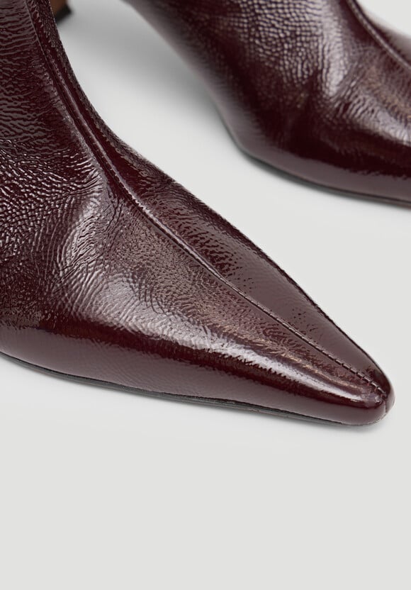Katlynn Leather Patent Kneehigh Boots