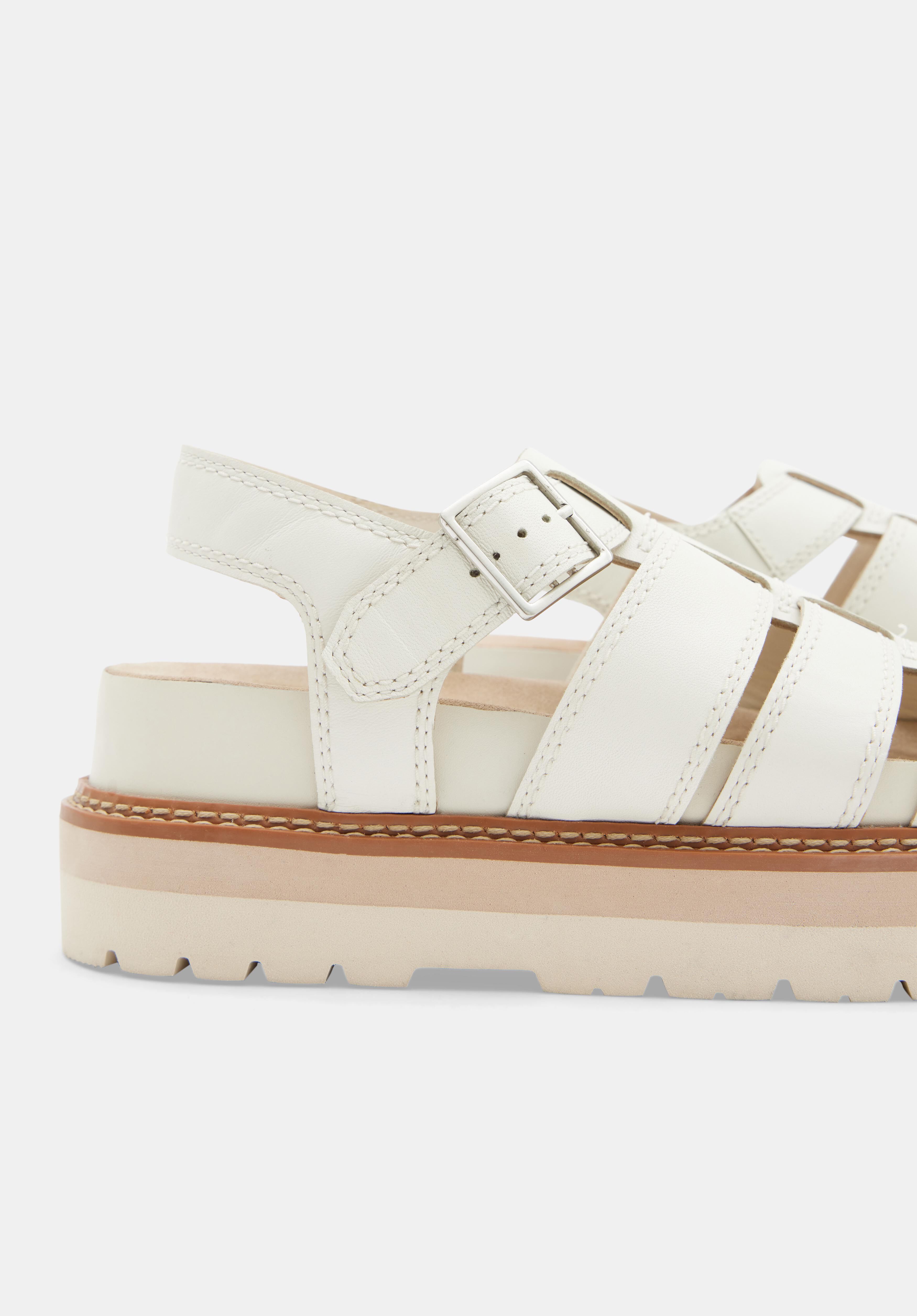 White leather clarks cheap