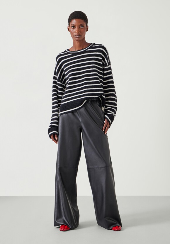 Casey Striped Wool Blend Jumper